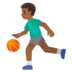 menggiring atau memantulkan bola dalam permainan bola basket disebut sebagaimana diuraikan dalam Lampiran B